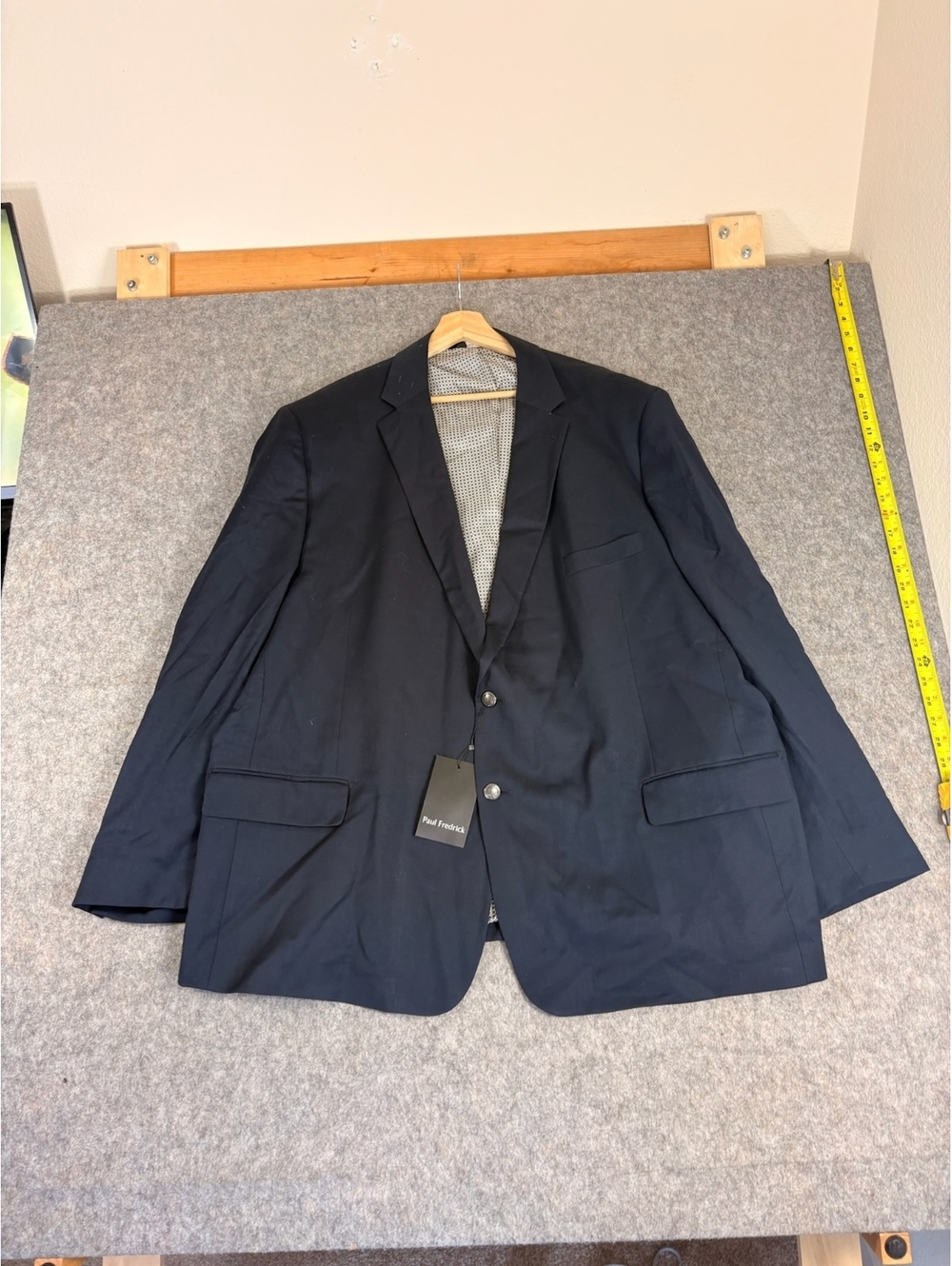 Paul Fredrick dark Blue blazer Mens Size 3XL